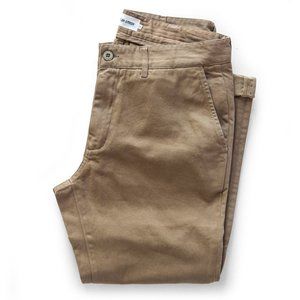 Taylor Stitch Slim Foundation Pant in Organic British Khaki - 31